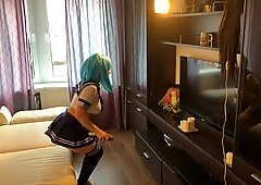 Anime Gadis Perguruan Tinggi bersenang-senang setelah perguruan tinggi dengan tongkat apaan dan penis nyata